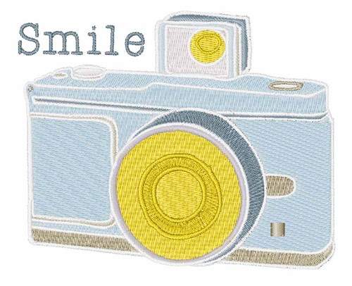 Smile Machine Embroidery Design