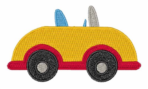 Little Car Machine Embroidery Design