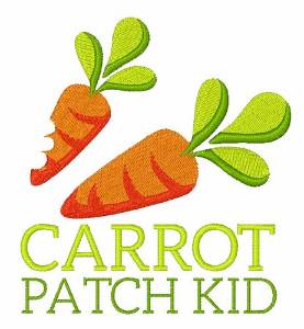 Picture of Carrot Patch Kid Machine Embroidery Design