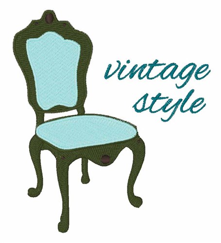 Vintage Style Machine Embroidery Design