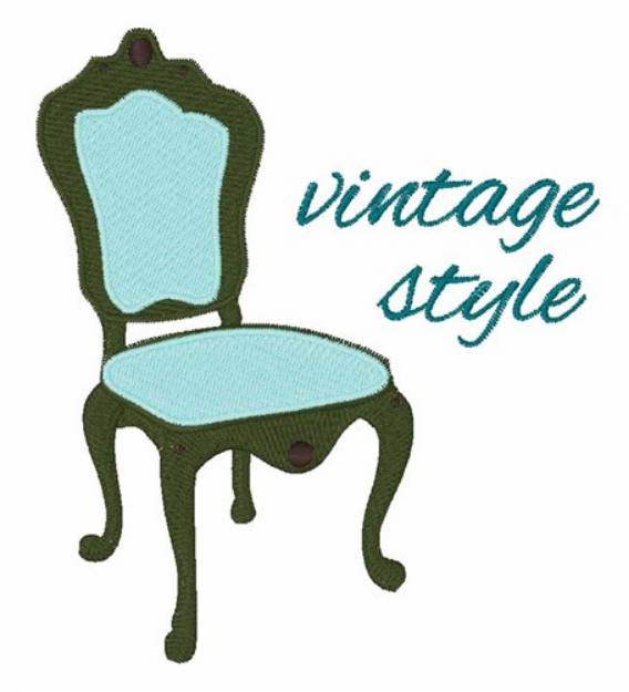 Picture of Vintage Style Machine Embroidery Design