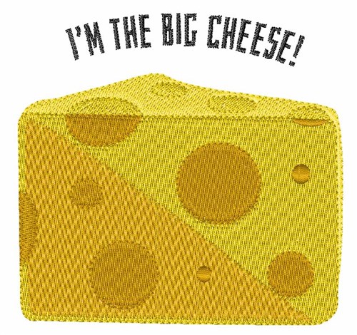 Big Cheese Machine Embroidery Design