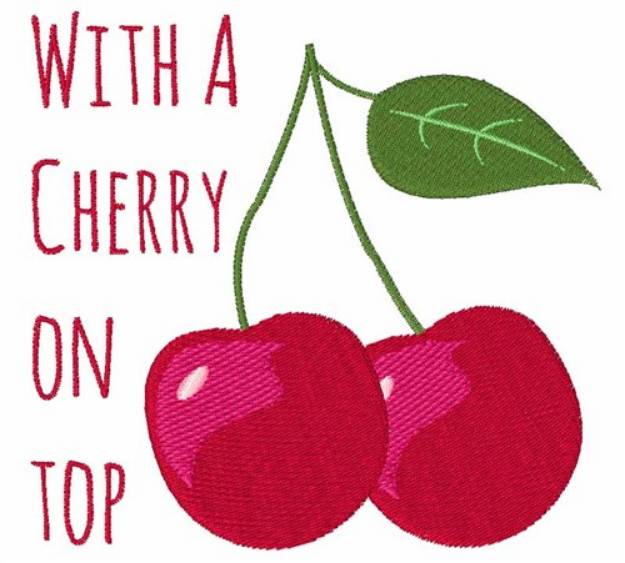 Picture of Cherry On Top Machine Embroidery Design
