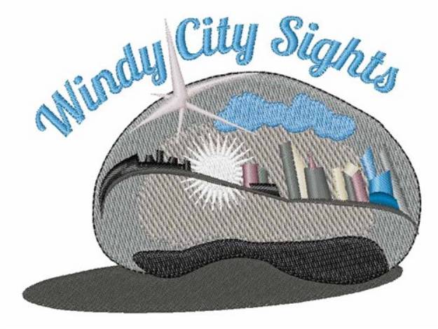 Picture of Windy City Machine Embroidery Design