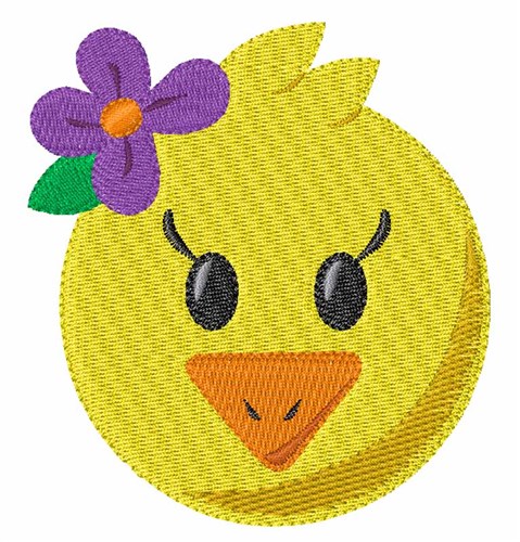 Pretty Chick Machine Embroidery Design
