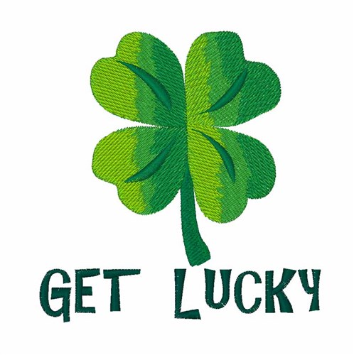 Get Lucky Machine Embroidery Design