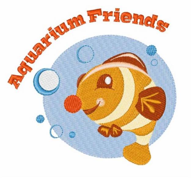 Picture of Aquarium Friends Machine Embroidery Design