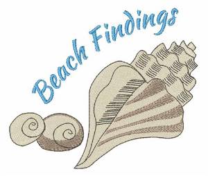 Picture of Beach Findings Machine Embroidery Design