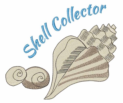 Shell Collector Machine Embroidery Design