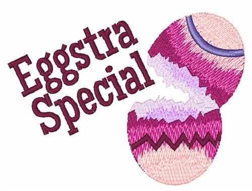 Eggstra Special Machine Embroidery Design