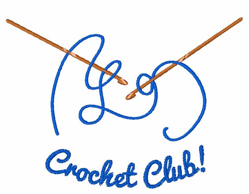 Crochet Club Machine Embroidery Design
