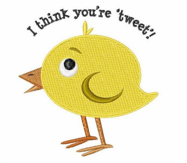 Picture of Youre Tweet Machine Embroidery Design
