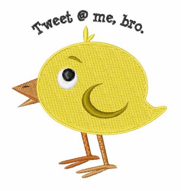 Picture of Tweet @ Me Machine Embroidery Design