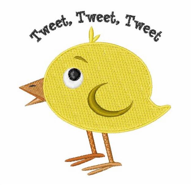 Picture of Tweet Tweet Machine Embroidery Design