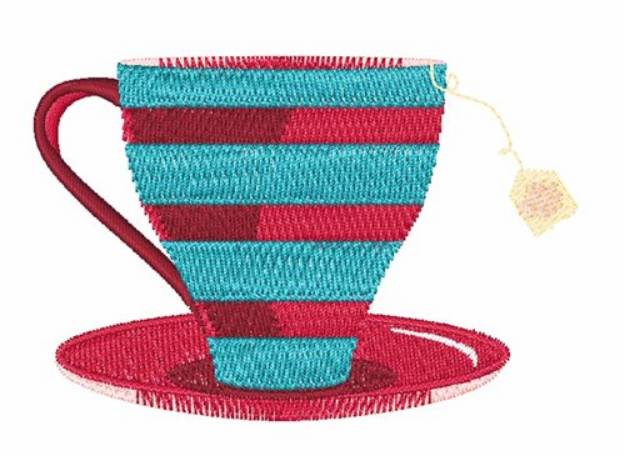 Picture of Tea Cup Machine Embroidery Design