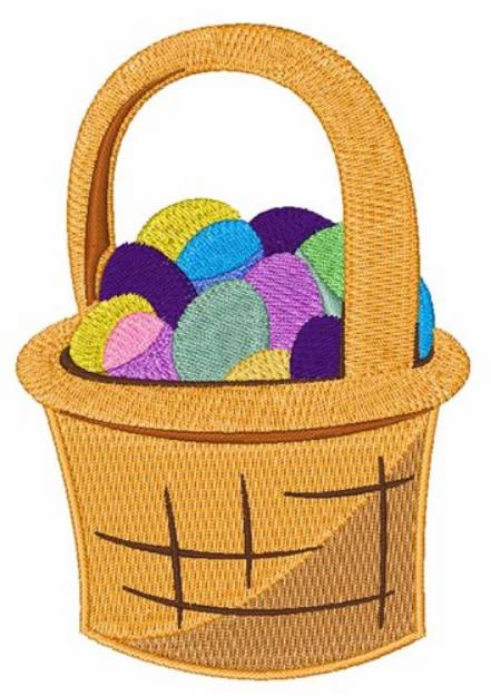 Picture of Egg Basket Machine Embroidery Design
