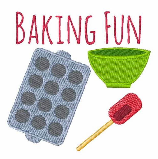 Picture of Baking Fun Machine Embroidery Design