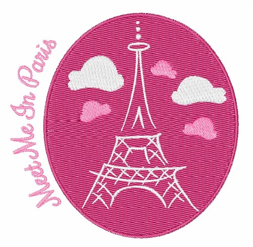 Meet In Paris Machine Embroidery Design