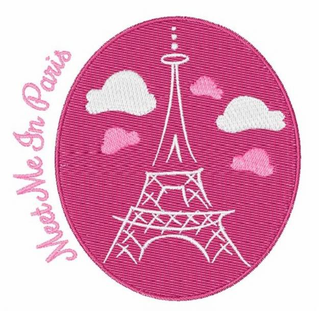 Picture of Meet In Paris Machine Embroidery Design
