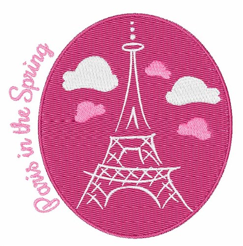 Paris In Spring Machine Embroidery Design