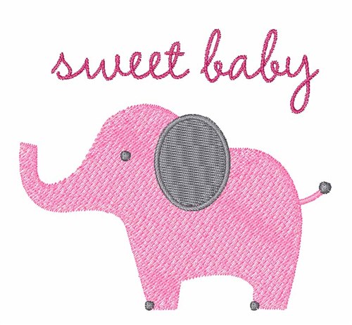 Sweet Baby Machine Embroidery Design