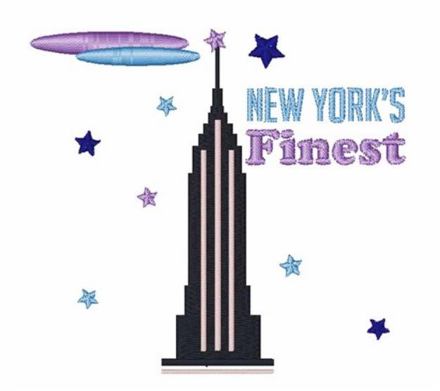 Picture of New Yorks Finest Machine Embroidery Design