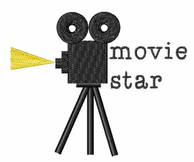 Picture of Movie Star Machine Embroidery Design