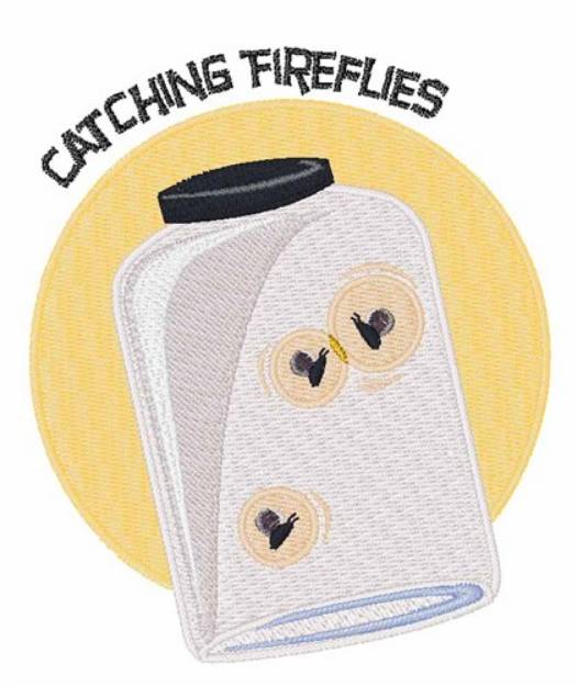 Picture of Catching Fireflies Machine Embroidery Design