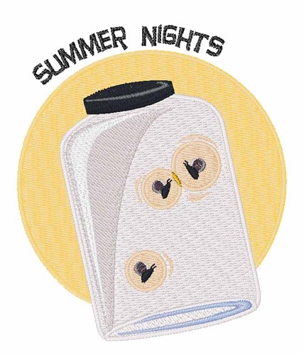 Summer Nights Machine Embroidery Design