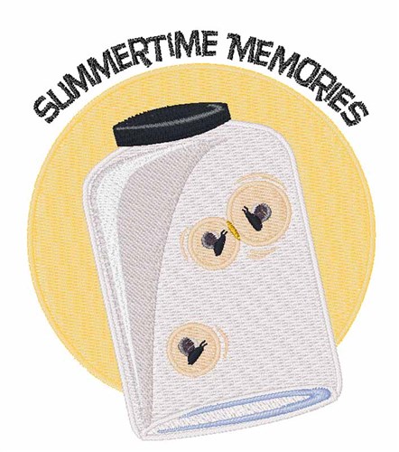 Summertime Memories Machine Embroidery Design