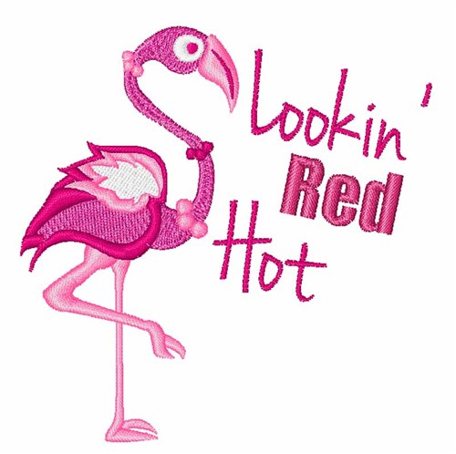 Lookin Red Hot Machine Embroidery Design
