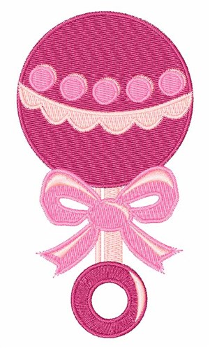 Baby Rattle Machine Embroidery Design