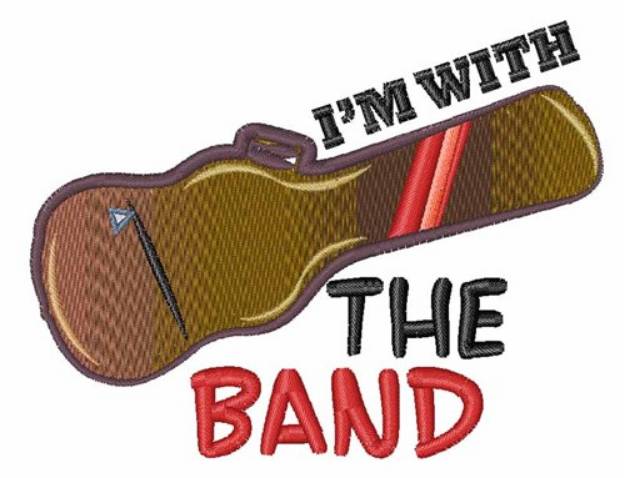 Picture of With The Band Machine Embroidery Design
