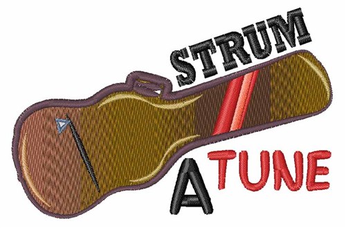 Strum A Tune Machine Embroidery Design