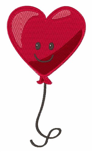 Love Balloon Machine Embroidery Design
