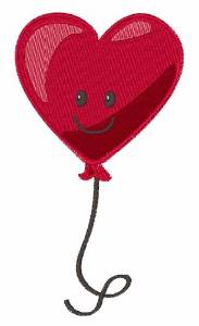 Picture of Love Balloon Machine Embroidery Design