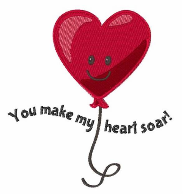 Picture of My Heart Soar Machine Embroidery Design