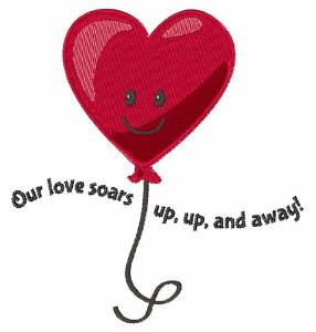 Picture of Our Love Soars Machine Embroidery Design