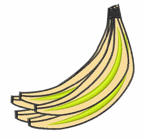 Banana Bunch Machine Embroidery Design