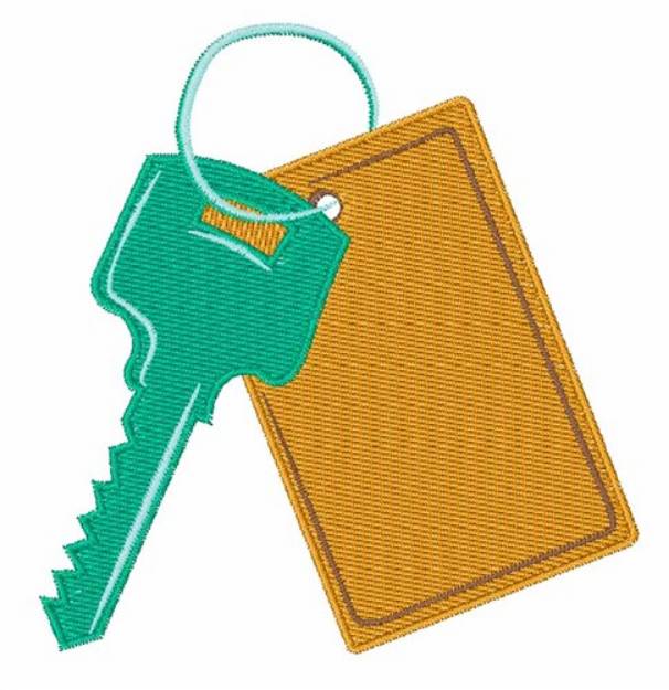 Picture of House Key Machine Embroidery Design