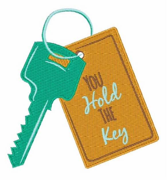 Picture of Hold The Key Machine Embroidery Design