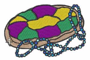 Picture of King Cake Machine Embroidery Design
