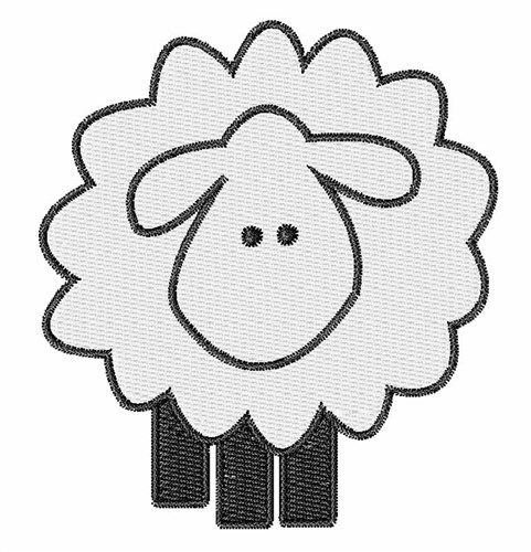 Sheep Machine Embroidery Design