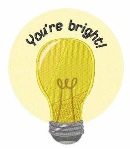 Picture of Youre Bright Machine Embroidery Design