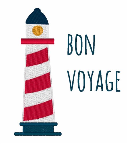 Bon Voyage Machine Embroidery Design