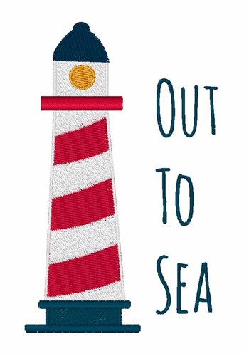 Out To Sea Machine Embroidery Design