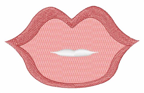 Womans Mouth Machine Embroidery Design