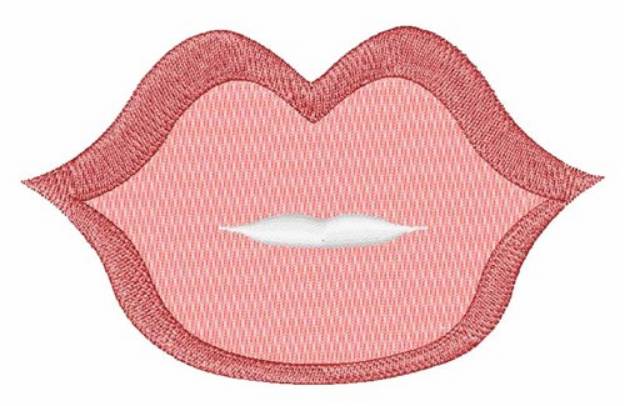 Picture of Womans Mouth Machine Embroidery Design