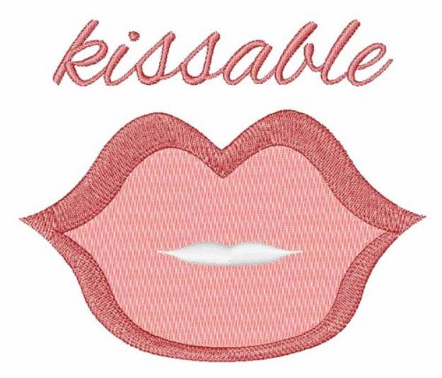 Picture of Kissable Machine Embroidery Design