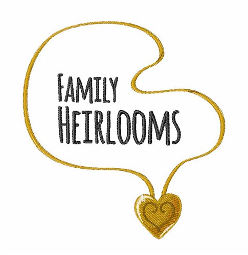 Family Heirlooms Machine Embroidery Design